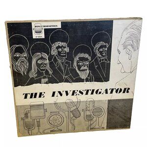 No Artist The Investigator (Vinyl, 1955) Discuriosities LP 6834 Good+ LP Record